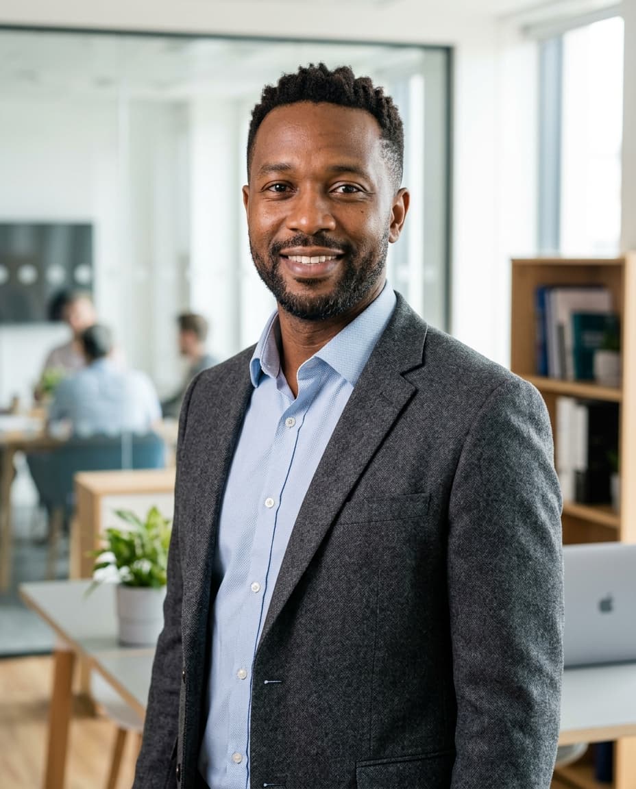 Portrait of David Okafor